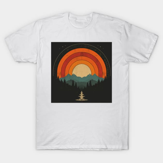 Retro Skyline T-Shirt by RYPEstuff